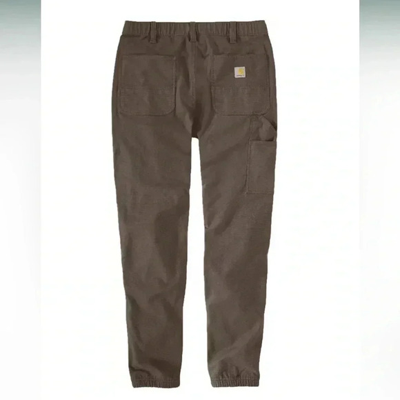 Carhartt Men's 38 (Fits 36) Flex Relaxed Fit Canvas Jogger Pants Gray (Shadow) - Picture 3 of 11